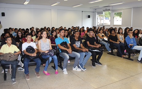 A primeira atividade da programação foi realizada no miniauditório B